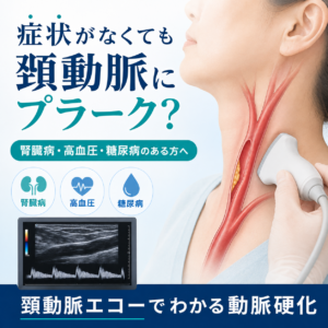 症状がなくても頸動脈にプラーク？のアイキャッチ画像
